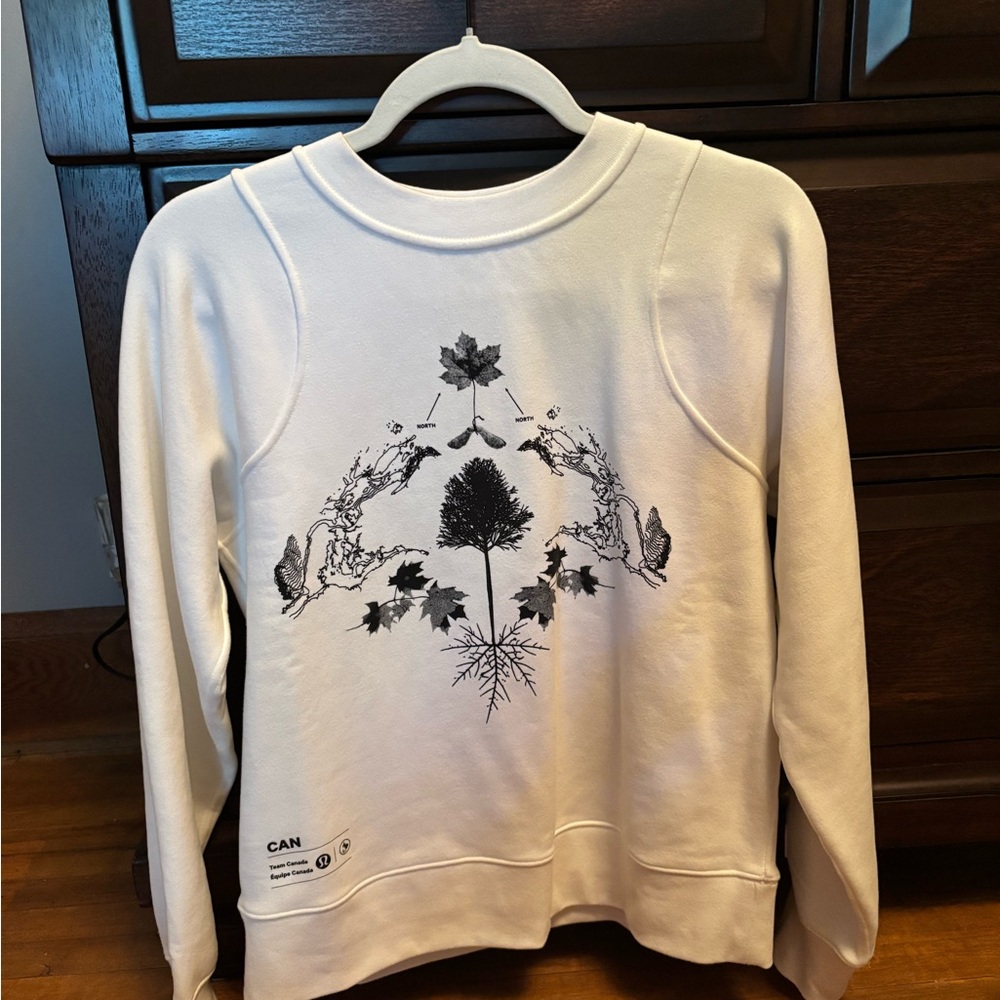 Nwot Lululemon Team Canada crewneck  Sweatshirt